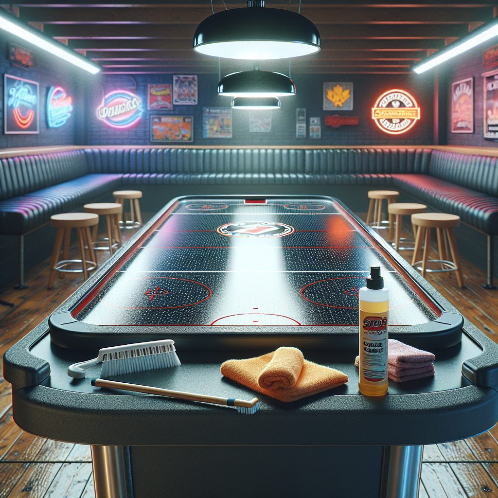 Game Room Essentials: How To Clean Air Hockey Table