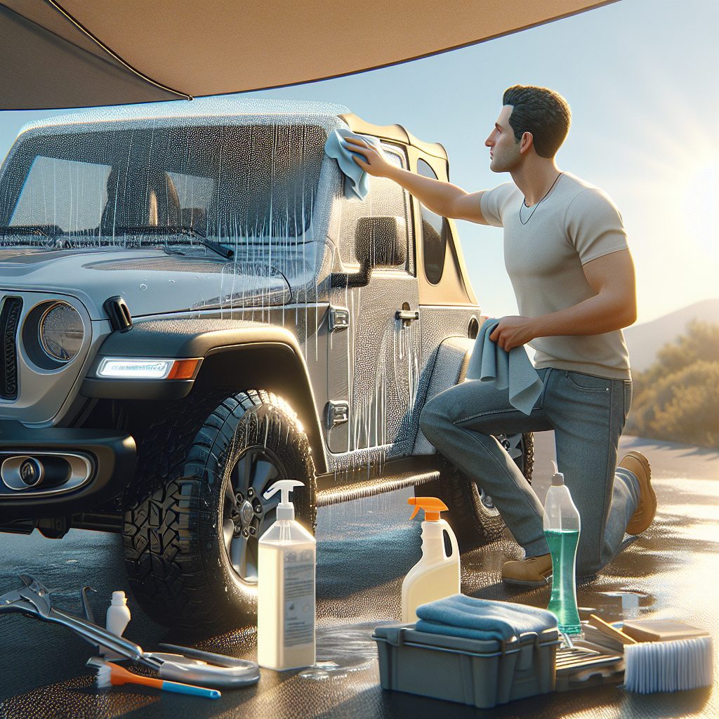 Jeep Maintenance: How To Clean Soft Top Windows