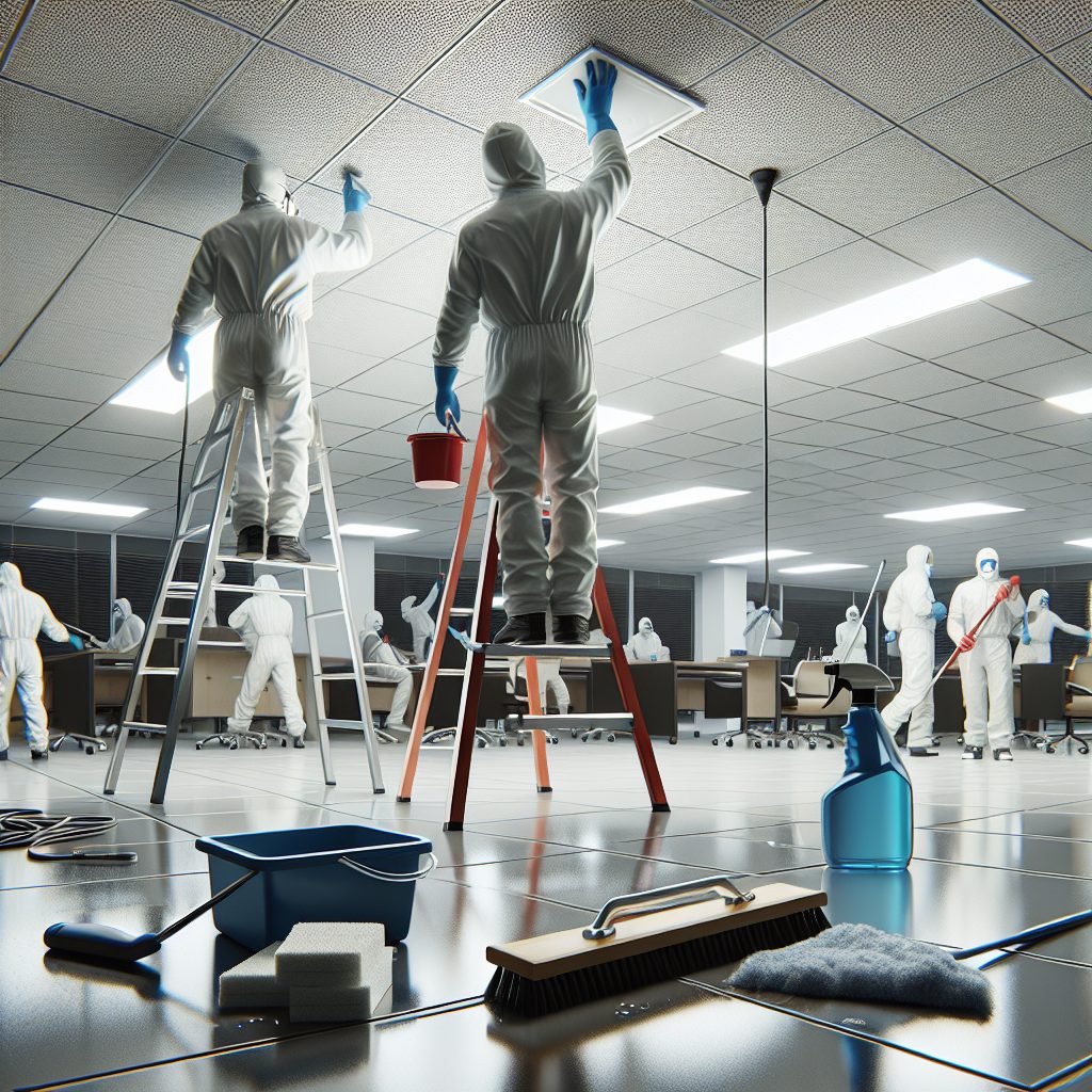 Office Maintenance: How To Clean Ceiling Tiles